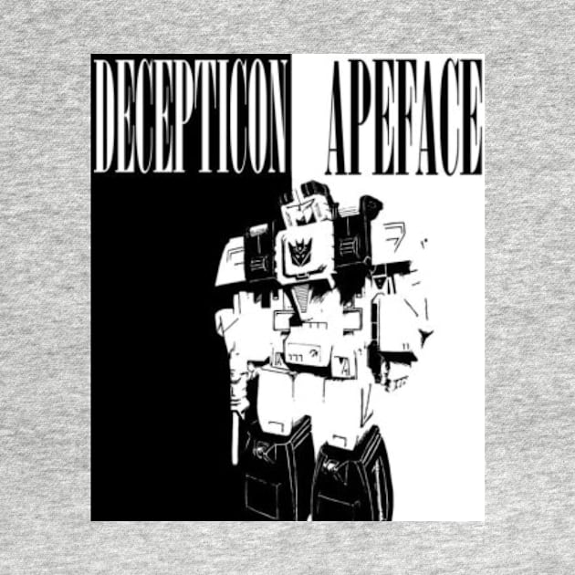 Decepticon Apeface by JeffWittyArt